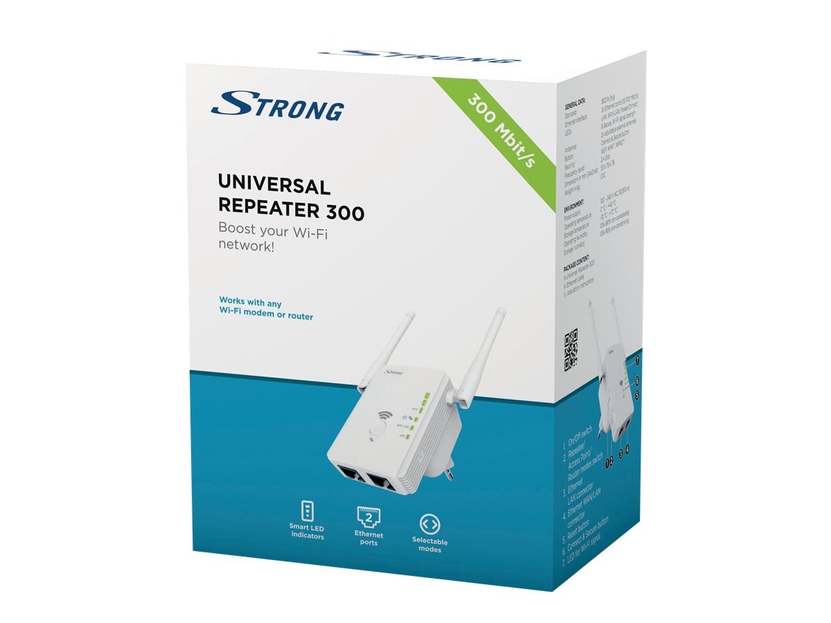 Repetidor Wi-Fi Strong Universal 300 V2 - Imagem 1
