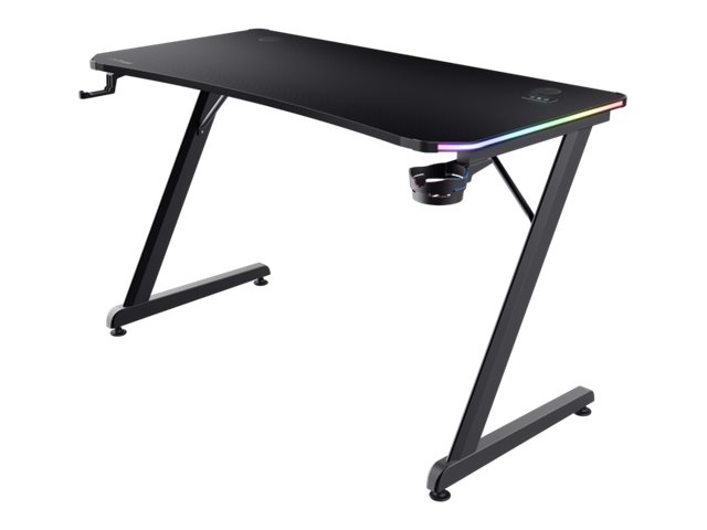 Secretária Trust GXT 709 LUMINUS Preto Base Branca