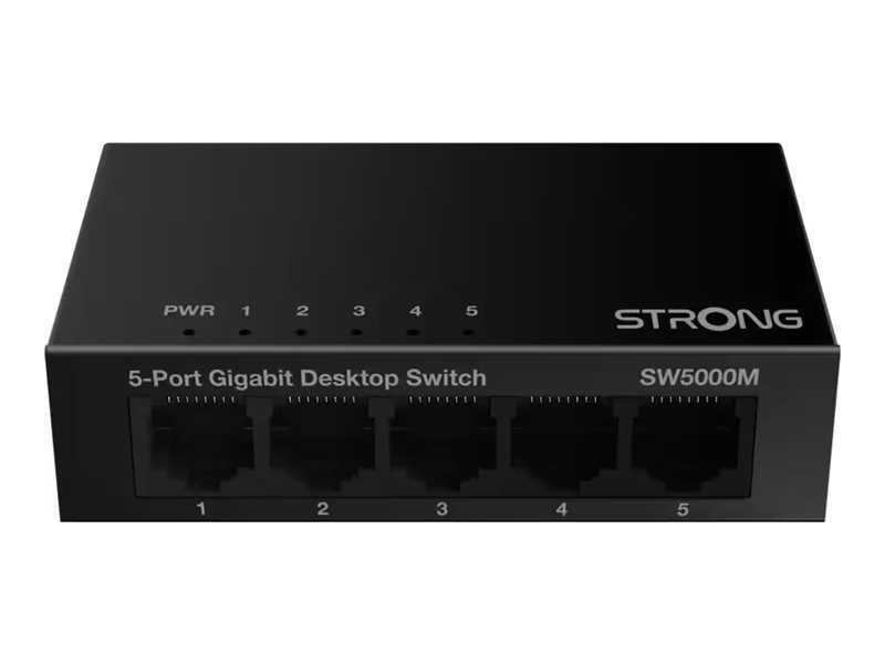 Interruptor de Rede Strong SW5000M 5 Portas Gigabit Não Gerido - Imagem 1