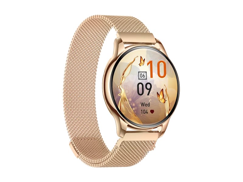 Smartwatch MaxCom Ecowatch 3 1.32" Metal Ouro - Imagem 4