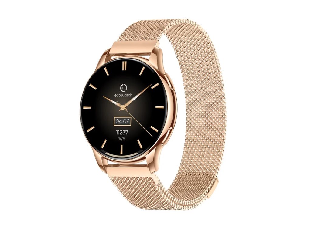 Smartwatch MaxCom Ecowatch 3 1.32" Metal Ouro - Imagem 2