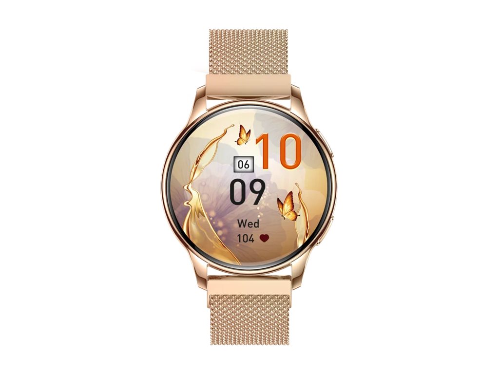 Smartwatch MaxCom Ecowatch 3 1.32" Metal Ouro - Imagem 1