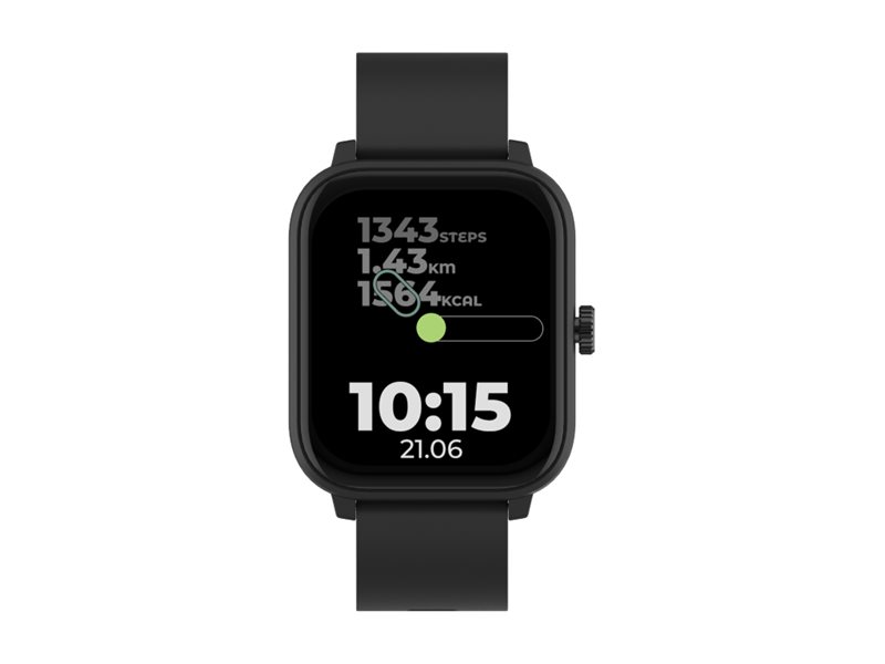 Relógio Inteligente MaxCom Ecowatch 4 1.85" Alça Silicone Preto Mate - Imagem 3