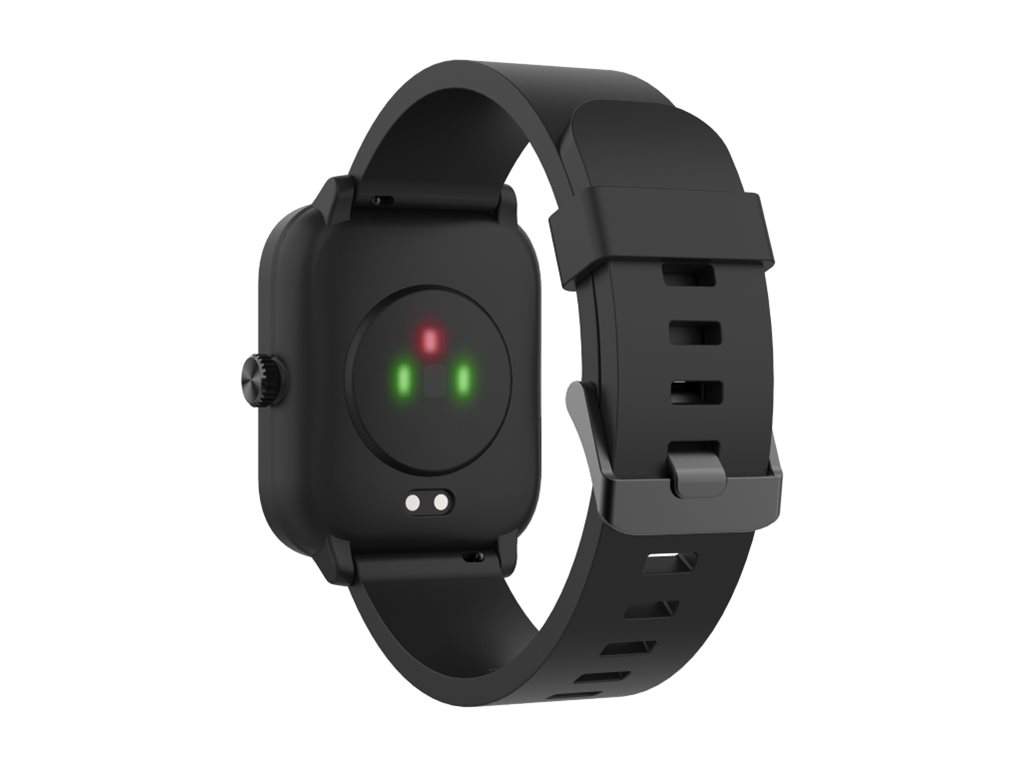 Relógio Inteligente MaxCom Ecowatch 4 1.85" Alça Silicone Preto Mate - Imagem 1