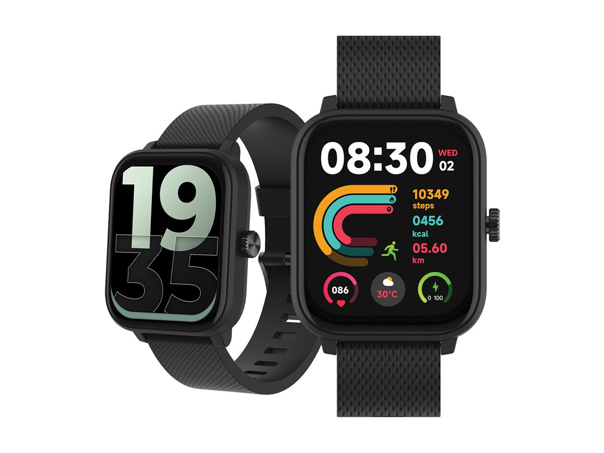 Relógio Inteligente MaxCom Ecowatch 4 1.85" Alça Silicone Preto Mate - Imagem 5