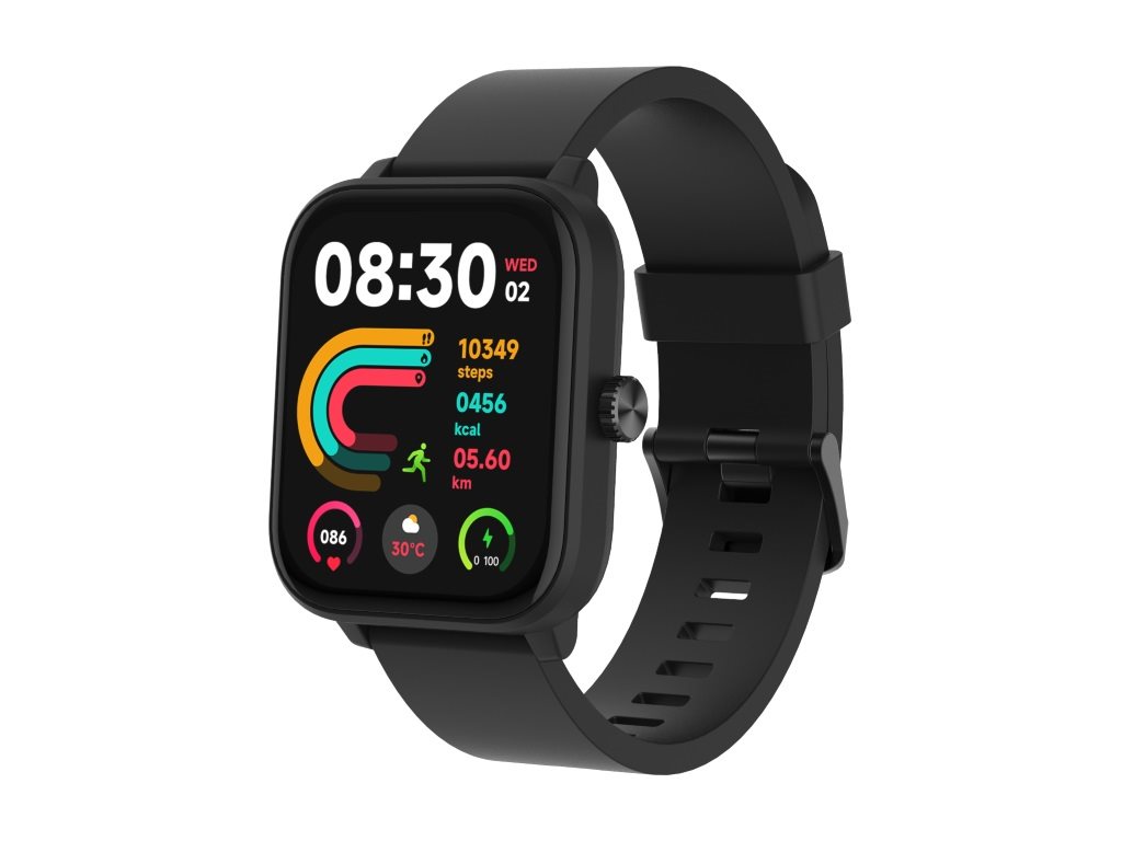 Relógio Inteligente MaxCom Ecowatch 4 1.85" Alça Silicone Preto Mate - Imagem 4