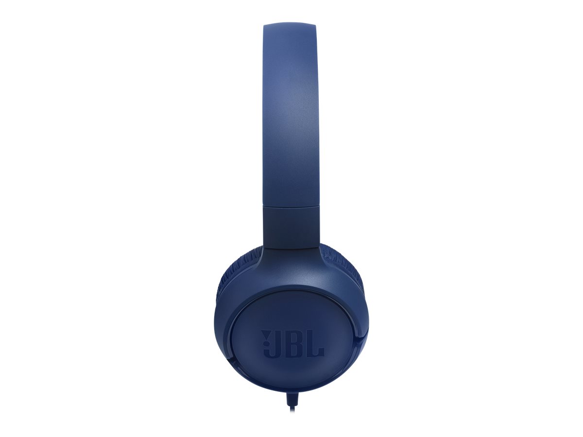 Auscultadores JBL TUNE 500 Com Cabo Microfone Azul - Imagem 3