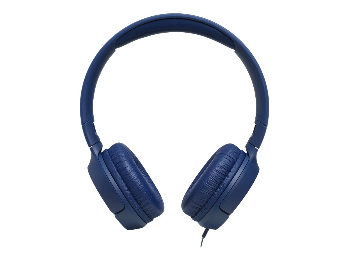 Auscultadores JBL TUNE 500 Com Cabo Microfone Azul - Imagem 2