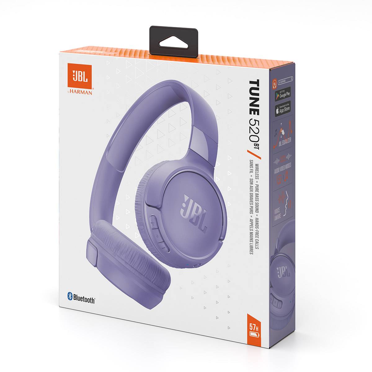 JBL TUNE BT T520 HEADPHONES PURPLE - Imagem 6