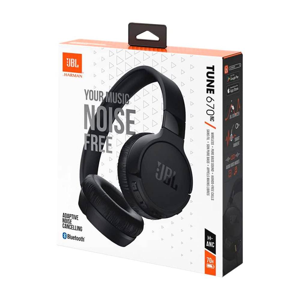 Auscultadores On-Ear JBL TUNE 670 NC Preto - Imagem 5