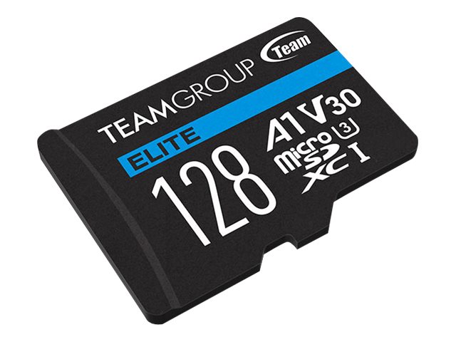 Cartão MicroSD Team ELITE A1 128GB V30 U3 c/ Adaptador
