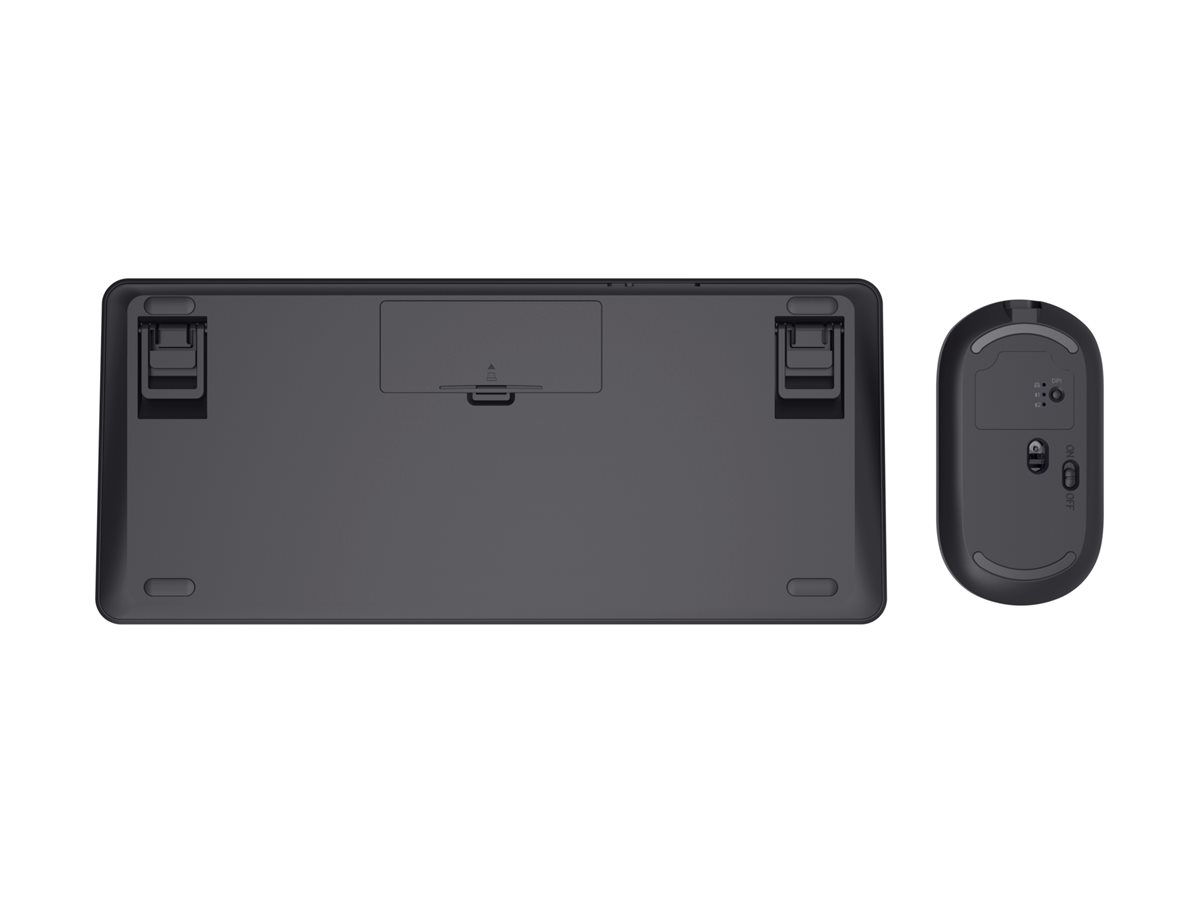 Kit Teclado Rato Trust Lyra Sem Fios Multi-Dispositivo Preto PT - Imagem 4