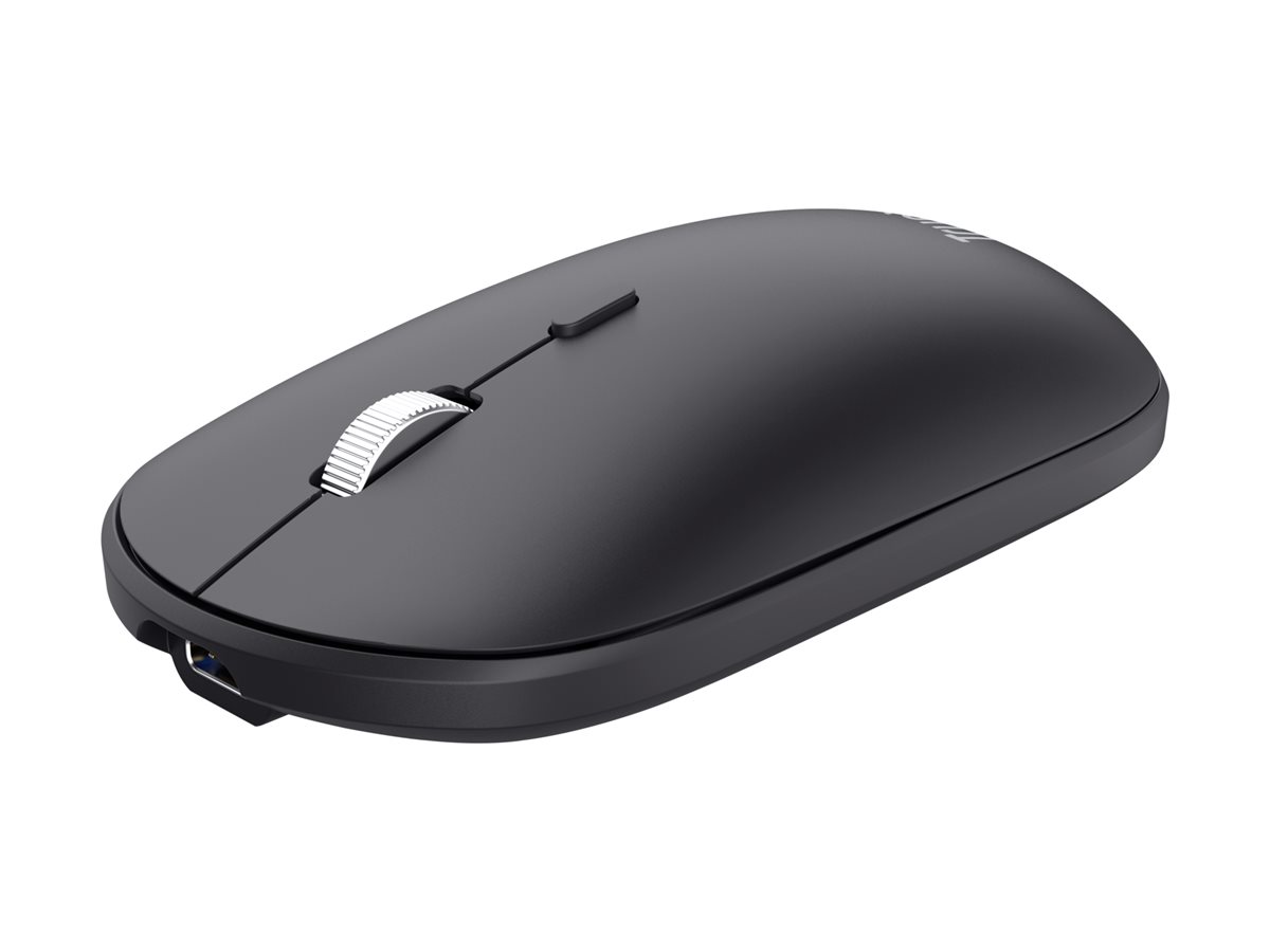 Kit Teclado Rato Trust Lyra Sem Fios Multi-Dispositivo Preto PT - Imagem 2