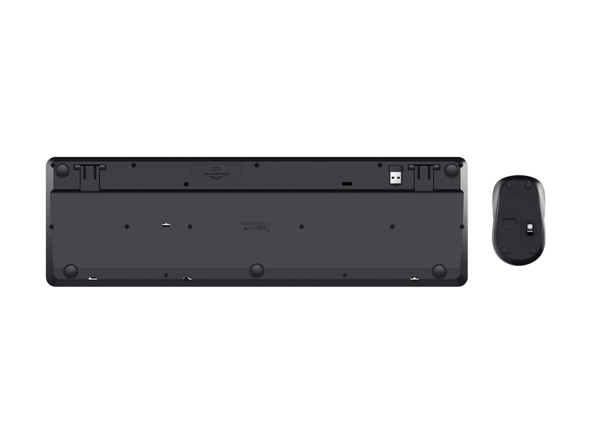 Conjunto Teclado Rato Trust TKM-360 Sem Fios Full Size Silencioso PT Preto - Imagem 2