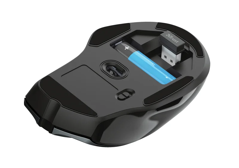 Rato Sem Fios Trust Nito Ergonómico 6 Botões 2200 DPI 2.4 GHz Receptor USB - Imagem 4