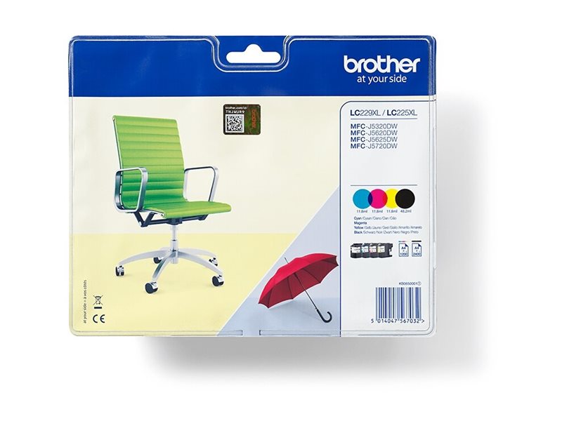 Tinteiro Brother LC229XL Multipack 4 Cores - Imagem 2
