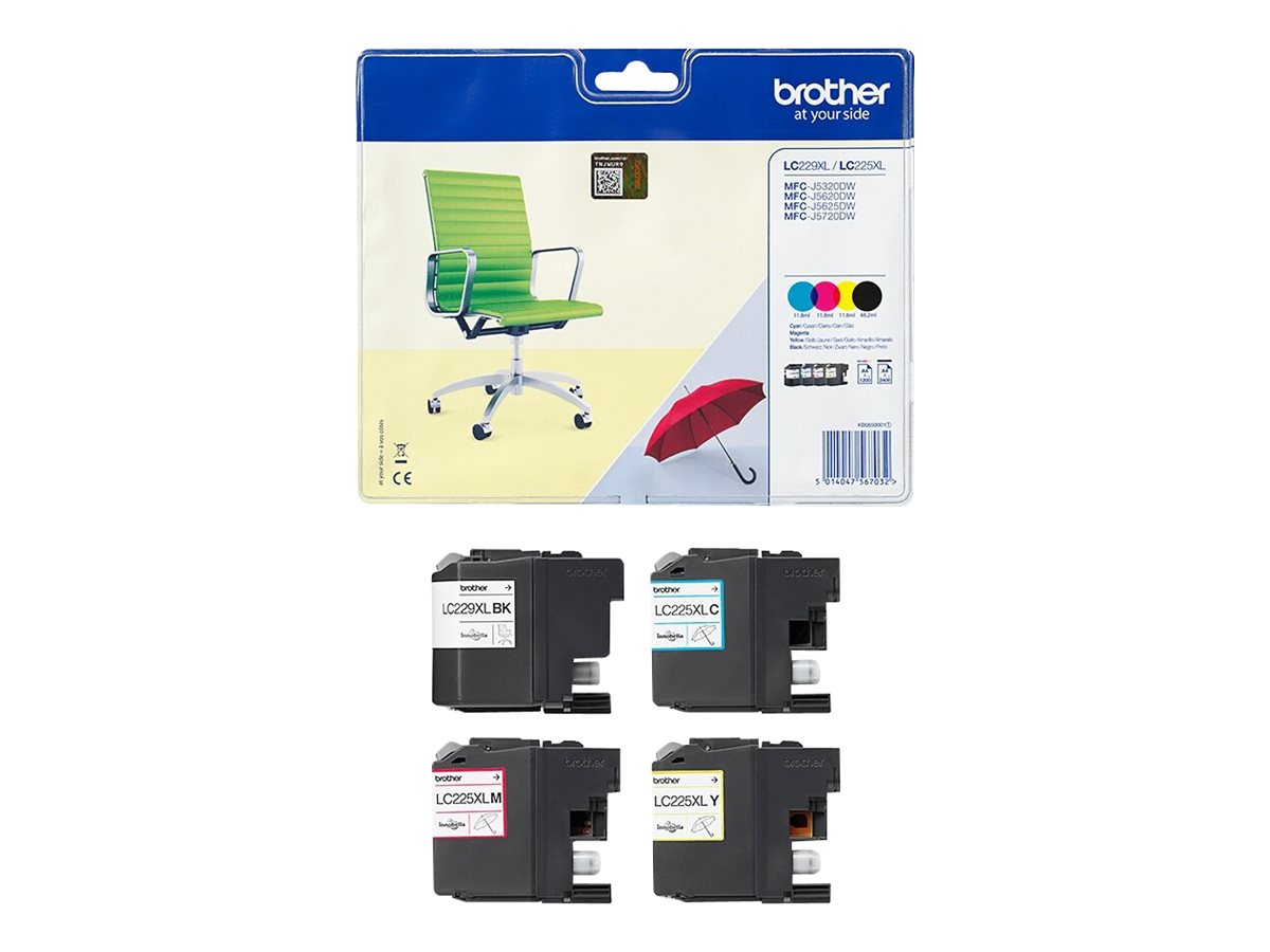 Tinteiro Brother LC229XL Multipack 4 Cores - Imagem 4