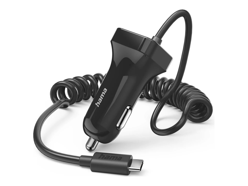 Carregador Auto Hama USB-C 12W Preto - Imagem 1