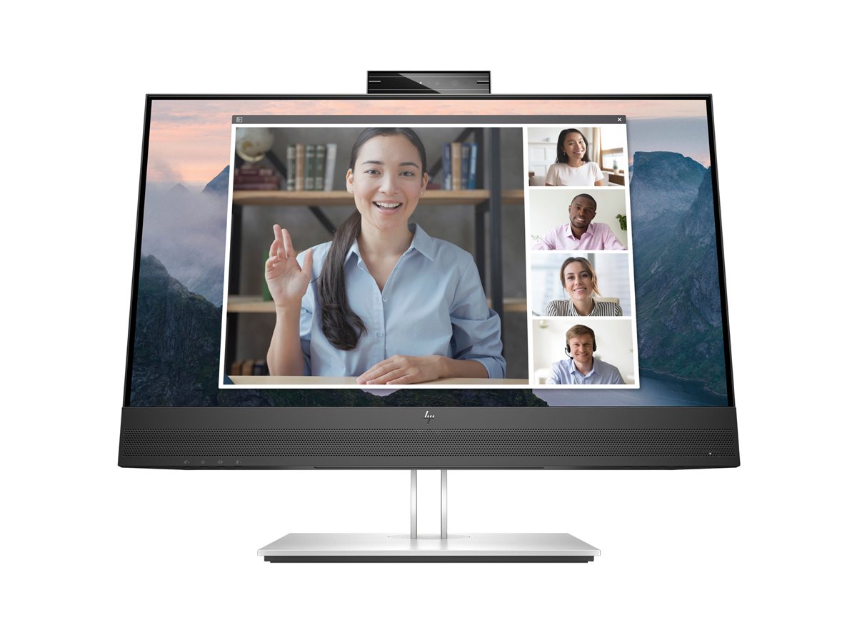 Monitor HP E24mv G4 24" Full HD Conferência Altifalantes Prateado - Imagem 2