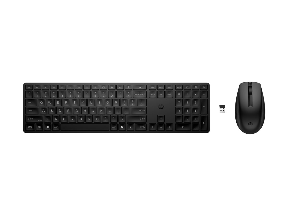 Kit Teclado e Rato HP 655 Sem Fios PT Preto - Imagem 2