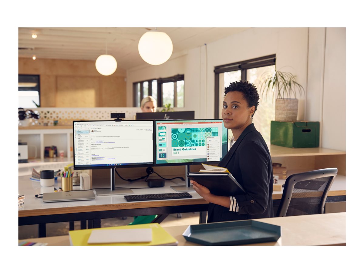 Monitor Tátil HP E24t G5 23.8" Full HD IPS Preto Prateado - Imagem 10