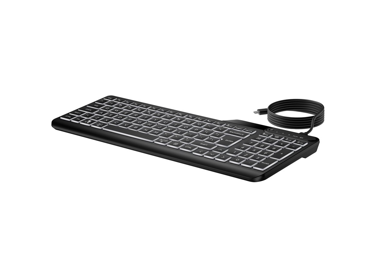 Teclado HP 405 65% Multidispositivo Retroiluminado PT Preto - Imagem 6
