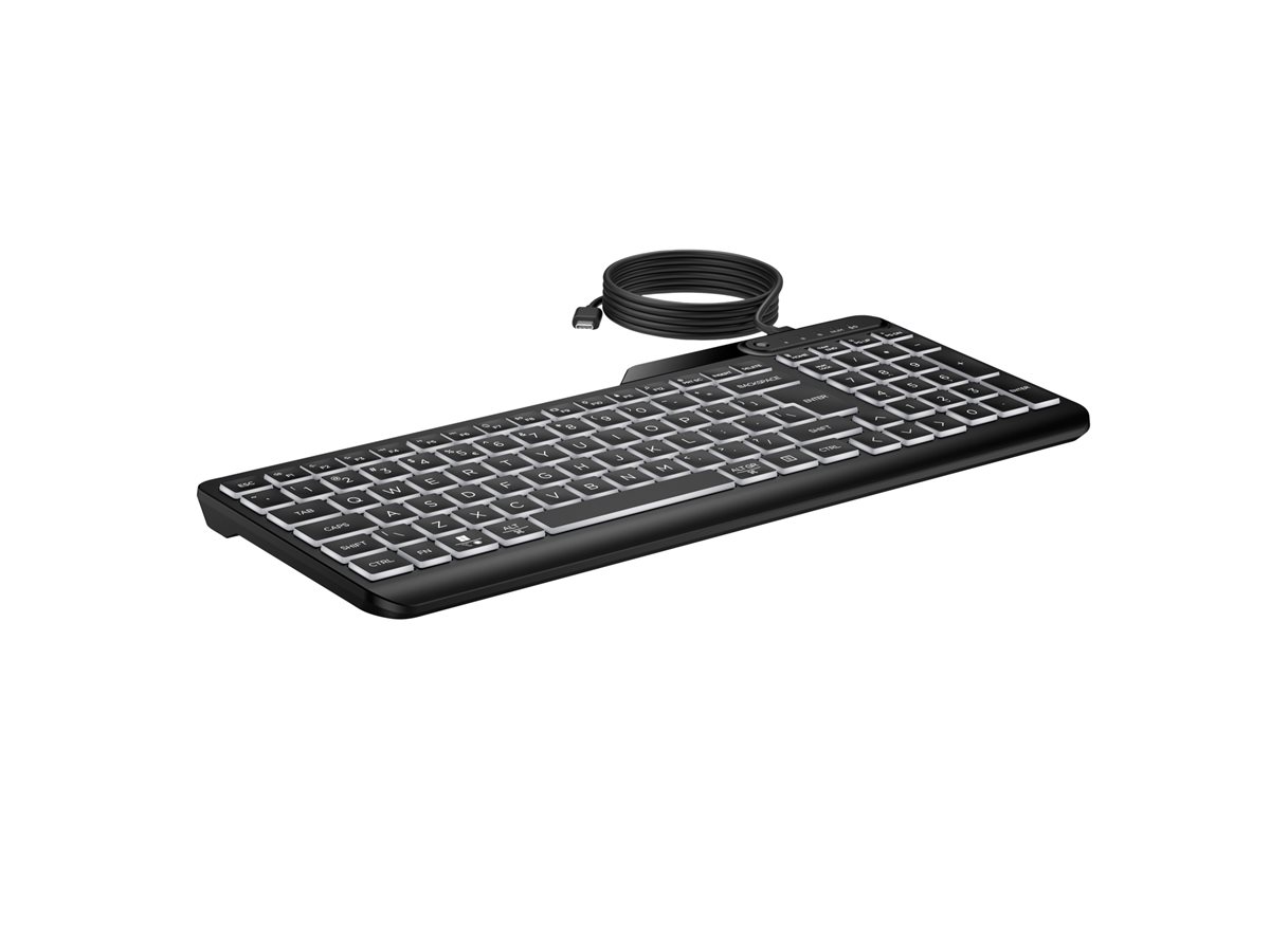 Teclado HP 405 65% Multidispositivo Retroiluminado PT Preto - Imagem 7
