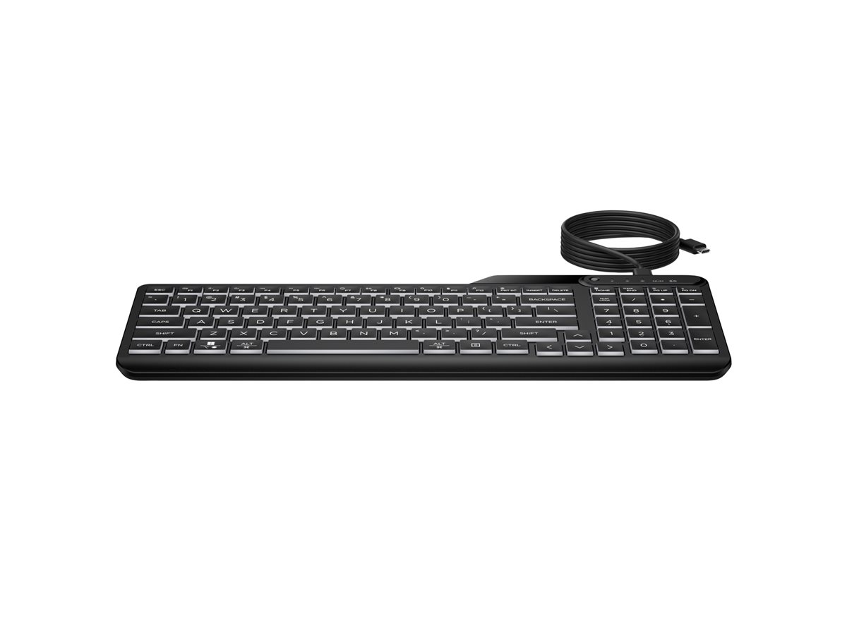 Teclado HP 405 65% Multidispositivo Retroiluminado PT Preto - Imagem 2