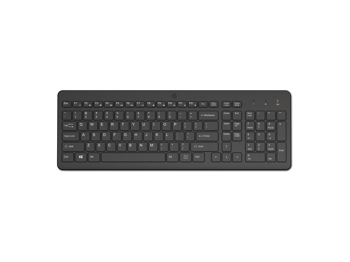 Teclado HP 225 Sem Fios Layout PT Preto - Imagem 3