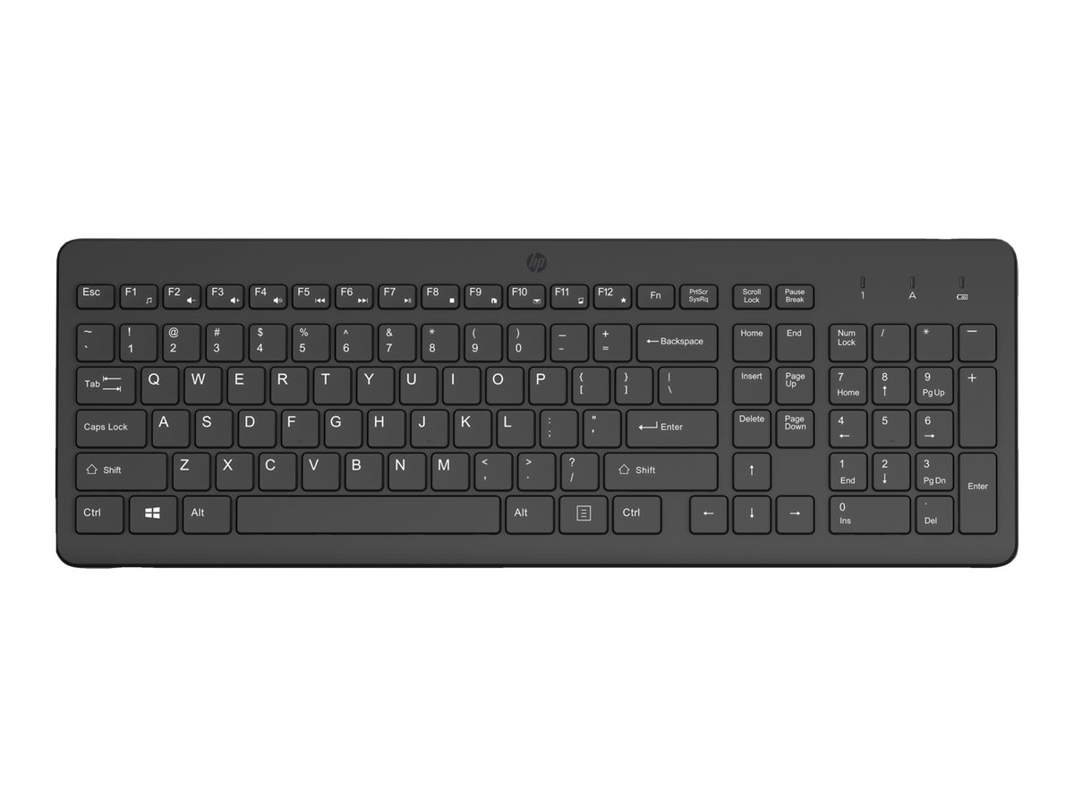 Teclado HP 225 Sem Fios Layout PT Preto - Imagem 2