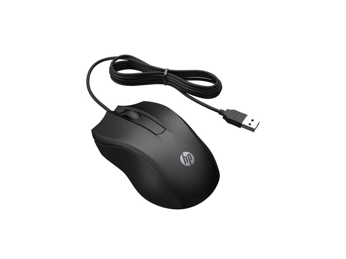 Rato HP 105 Preto Óptico USB Ambidestro