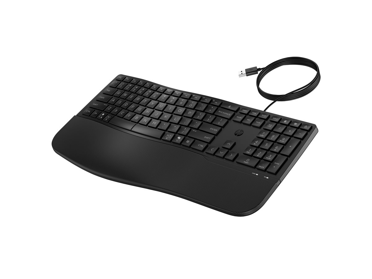 Teclado HP 485 Comfort Full Size PT Multi-Dispositivo Preto - Imagem 4
