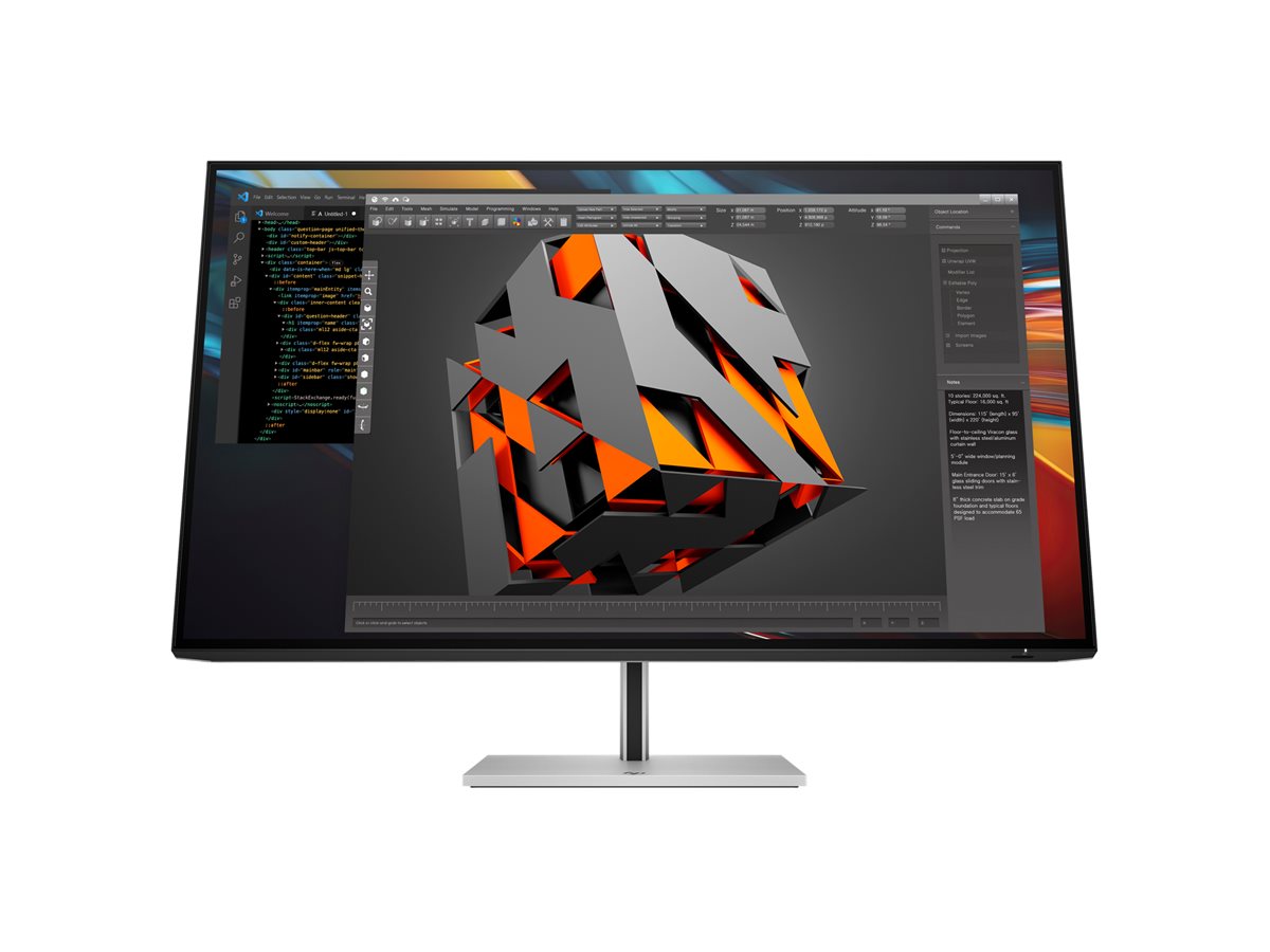 Monitor HP Series 7 Pro 32" 4K IPS Black Thunderbolt 4 Preto Prata - Imagem 4