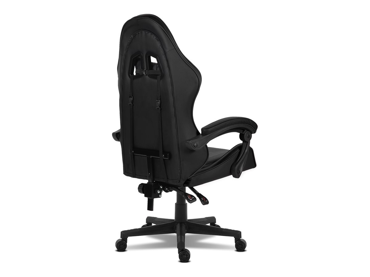 Cadeira Gaming Napofix Bari Ergonómica Giratória Reclinável Preta