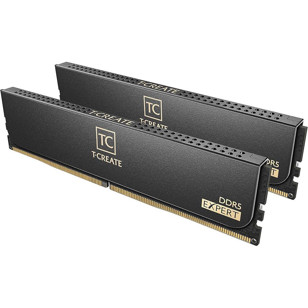 Memória RAM TEAM GROUP T-CREATE EXPERT DDR5 64GB (2x32GB) 6000MHz Preto - Imagem 1