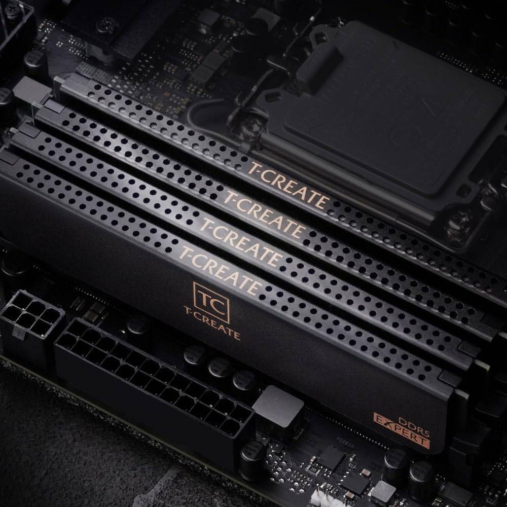 Memória RAM TEAM GROUP T-CREATE EXPERT DDR5 64GB (2x32GB) 6000MHz Preto - Imagem 7