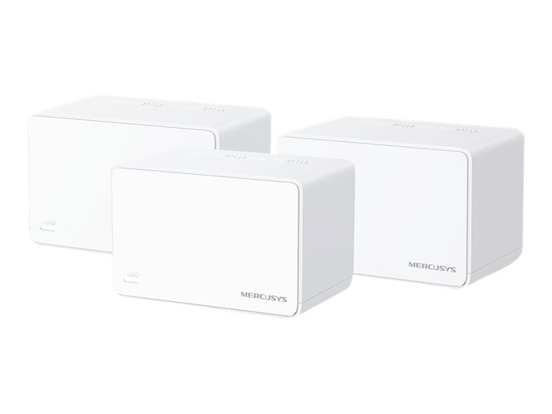 Sistema Wi-Fi Mesh Mercusys Halo H80X Wi-Fi 6 Kit 3 650m²