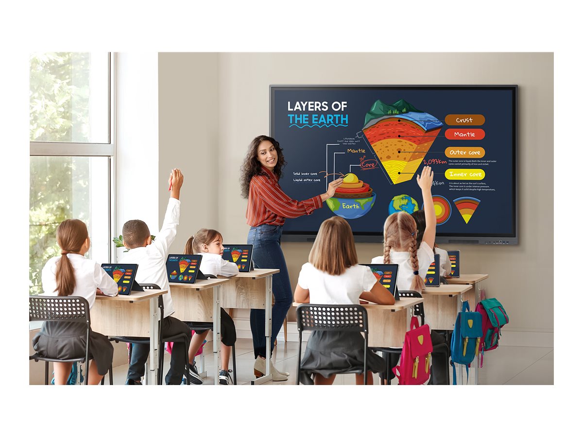 Ecrã Interativo Samsung WA65D 65" 4K Tátil Cinzento Espaço - Imagem 9