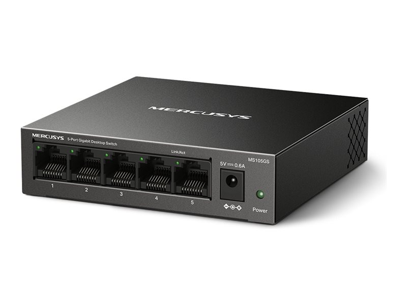 Interruptor Mercusys MS105GS V2 5 Portas Gigabit