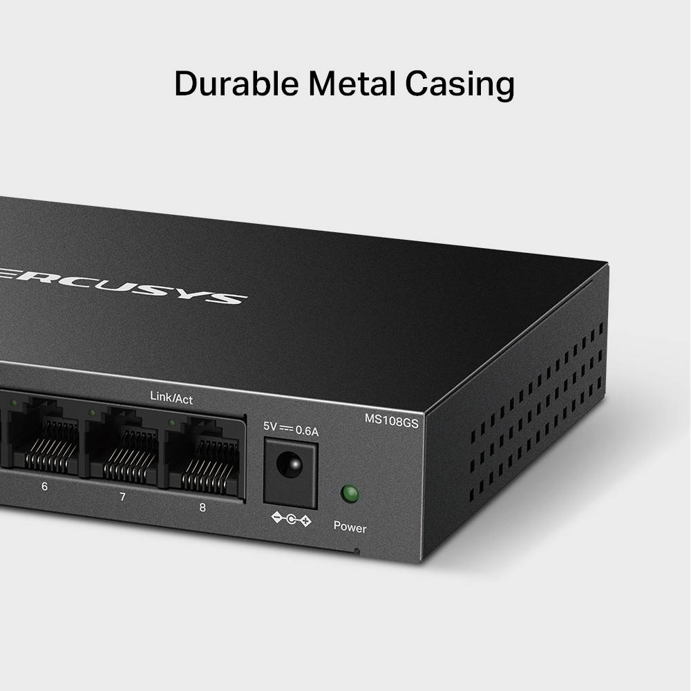 MERCUSYS 8-PORT GIGABIT SWITCH - Imagem 4