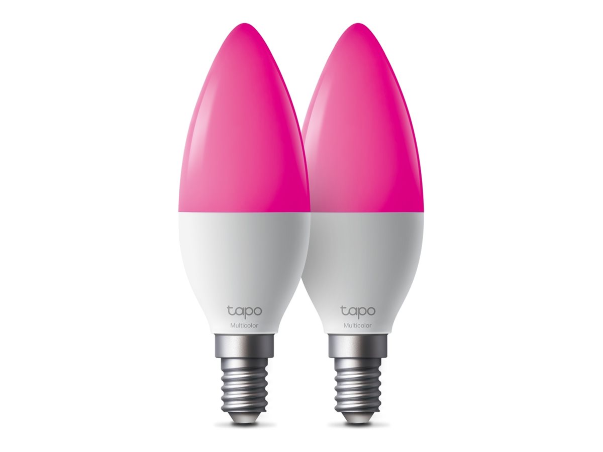 Lâmpada Inteligente LED Tapo L430C E14 40W Cor e Branco Ajustável Pack 2