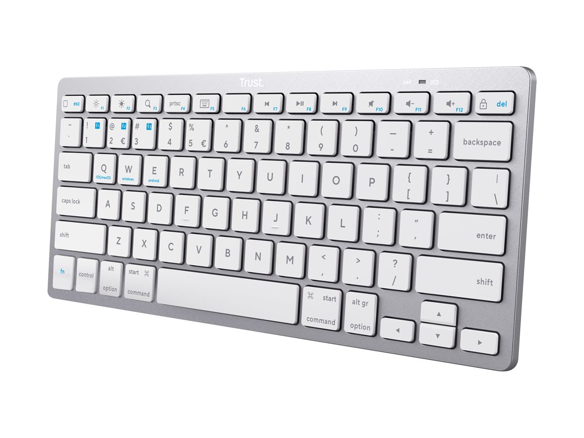 Teclado Trust Sem Fios Bluetooth PT Prata - Imagem 3