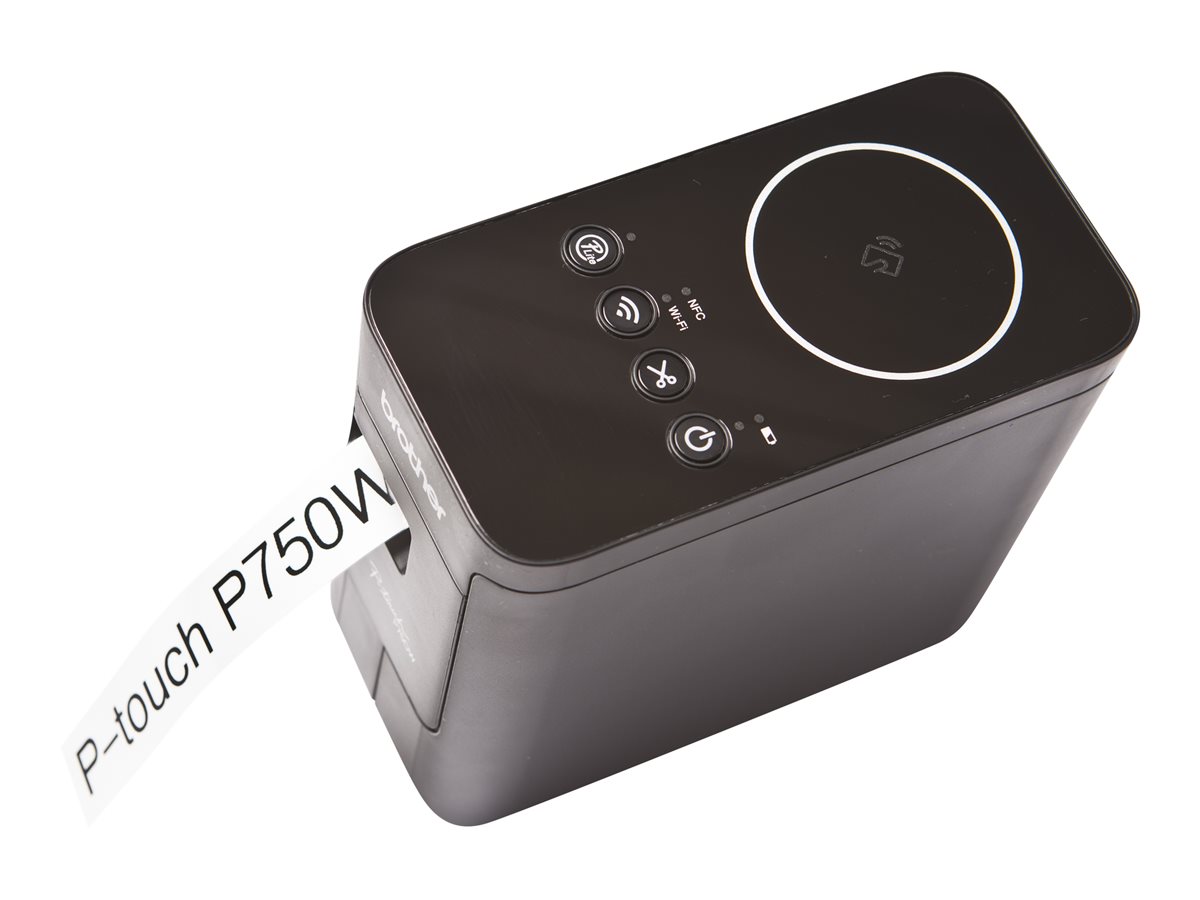 Impressora de Etiquetas Brother PT-P750W Wi-Fi NFC Cortador - Imagem 1