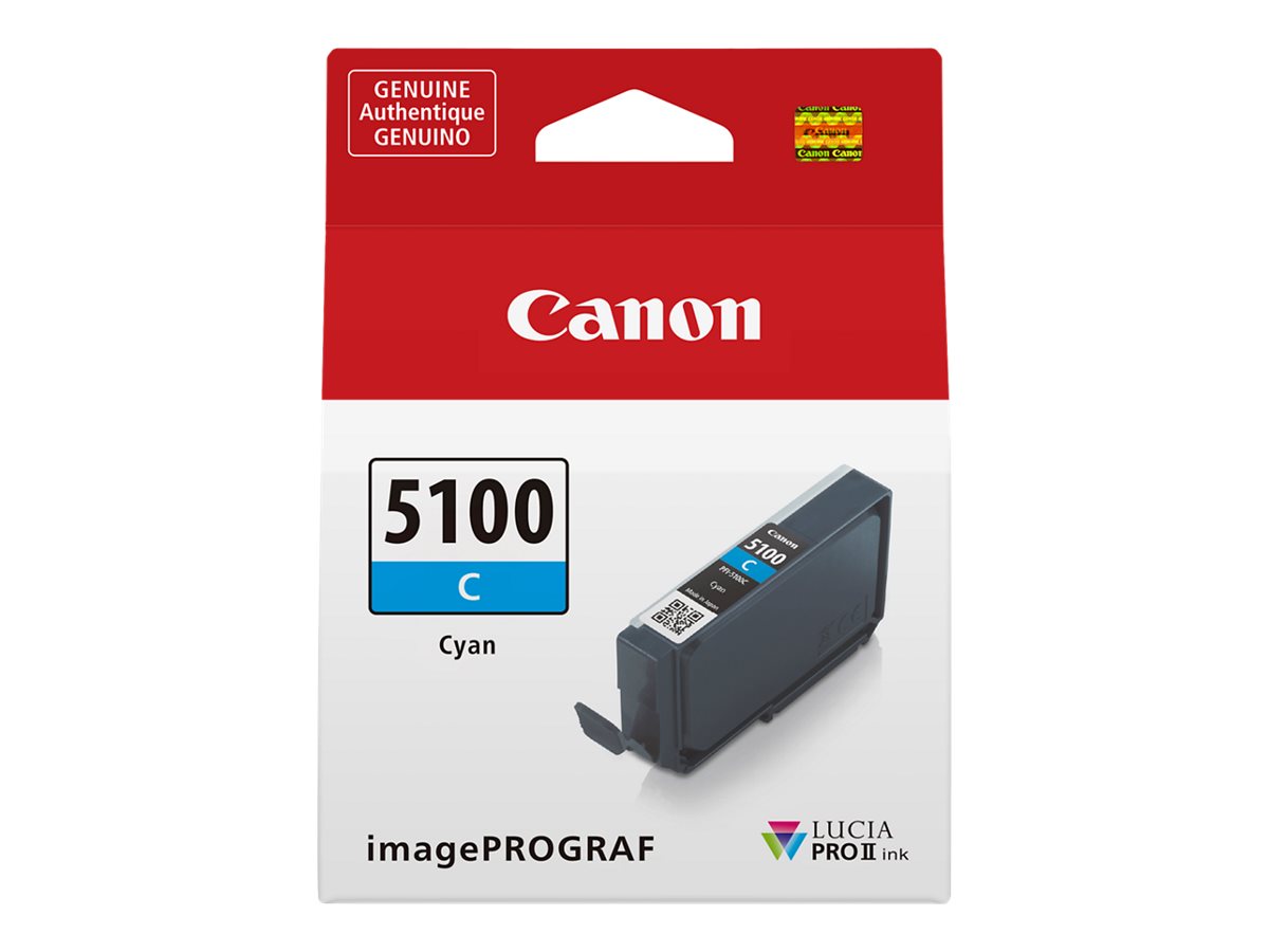 Tanque de Tinta Canon PFI-5100 C Cyan 14.4ml