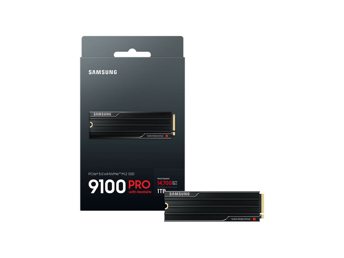 SSD Samsung 9100 PRO 1 TB Encriptado Dissipador Preto - Imagem 4