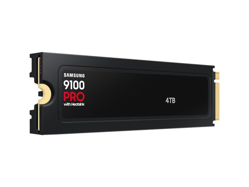 SSD Samsung 9100 PRO 4 TB com Dissipador Encriptado Preto - Imagem 1