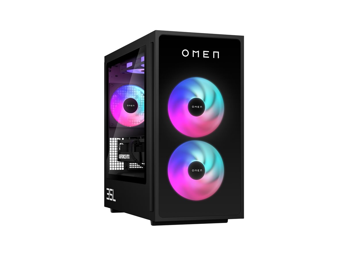 PC Gaming HP OMEN 35L Ryzen 7 32GB SSD 1TB RTX 5070 Preto - Imagem 4