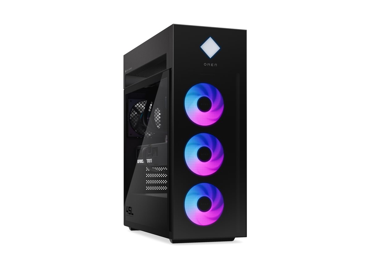 Desktop Gaming HP OMEN 45L Ultra 7 32GB 2TB SSD RTX 5070 Ti Preto - Imagem 5