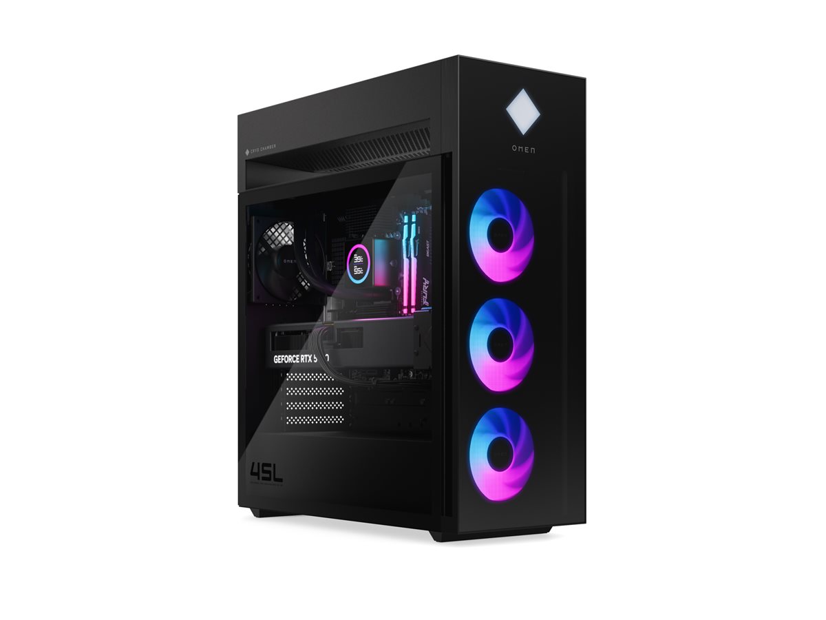 Desktop Gaming HP OMEN 45L RTX 5080 32GB RAM 2TB SSD Preto - Imagem 6