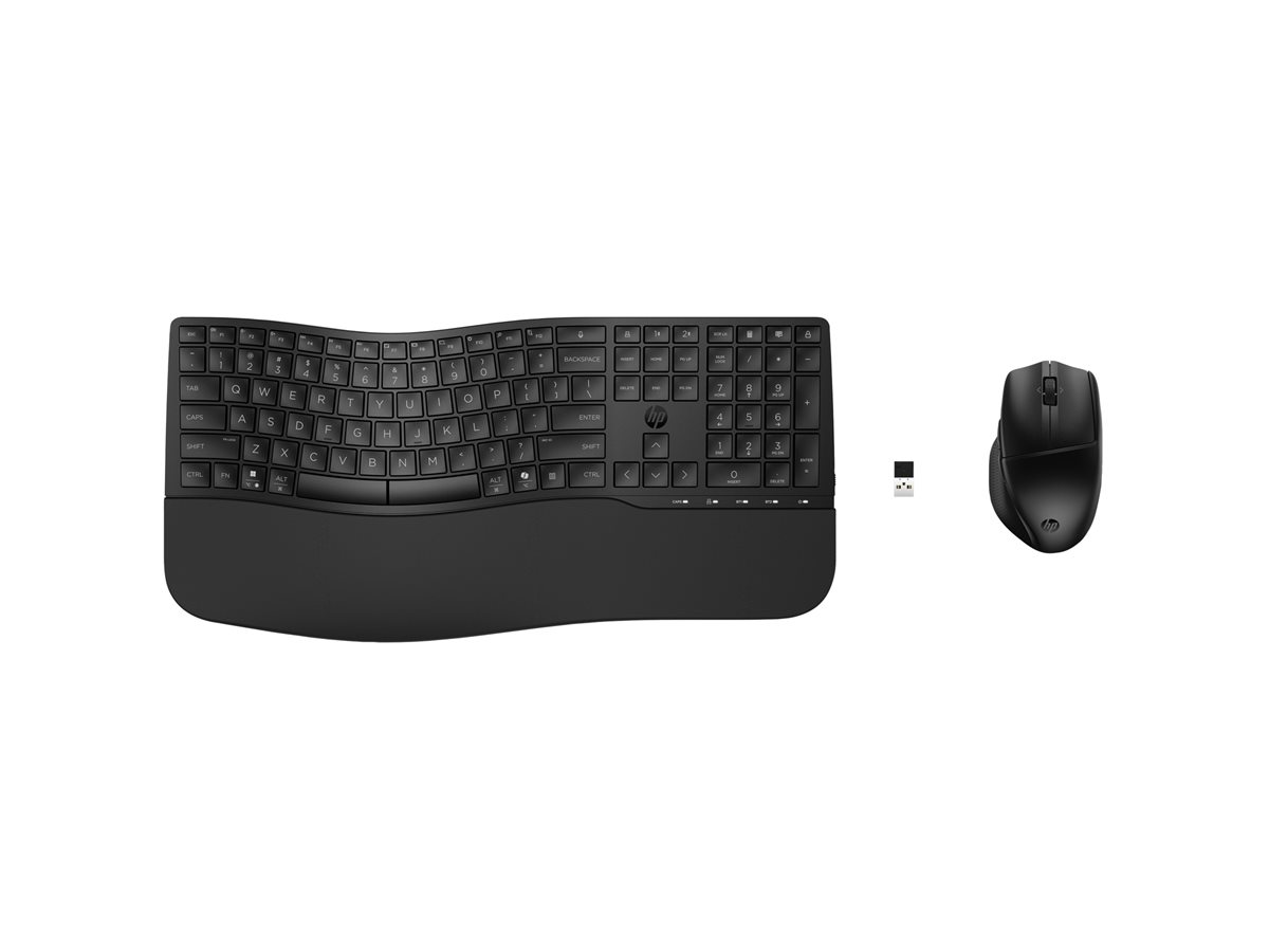 Kit Teclado e Rato HP 685 Sem Fios Bluetooth Full Size PT Preto - Imagem 2